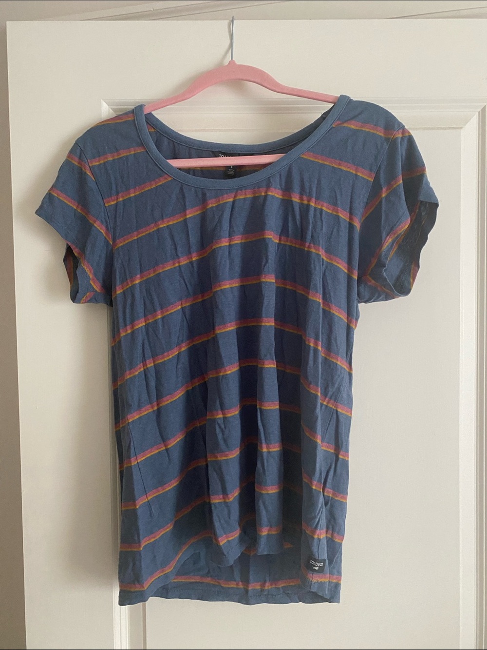 Toad & Co women’s cotton t shirt Sz L